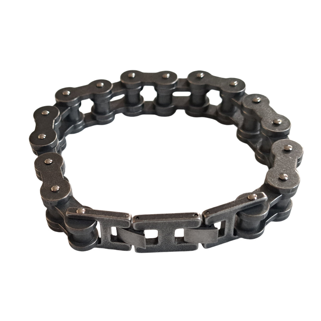 Oxidised Motorcycle Chain Biker Bracelet 16 mm x 250 mm