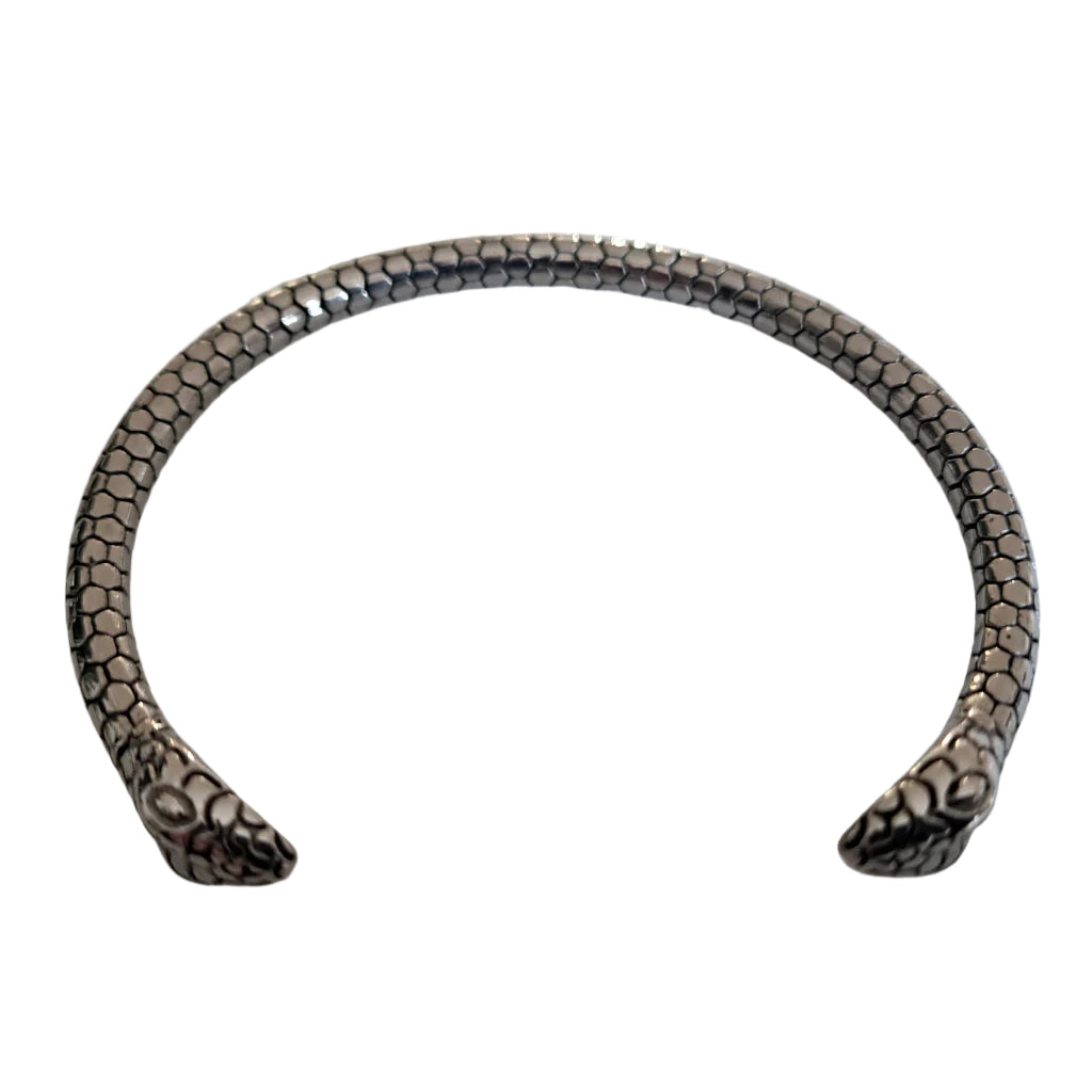 Snake Heads Bangle - Stainless Steel