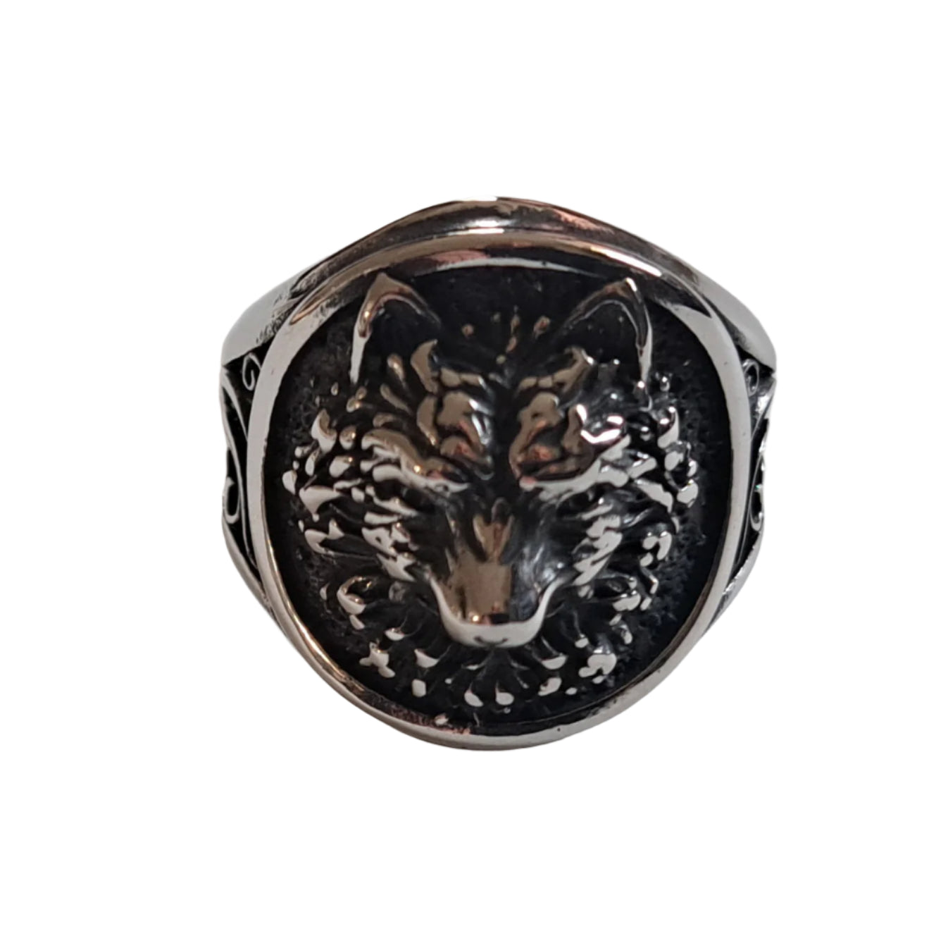 Wide Lion Head Ring - Stainless Steel