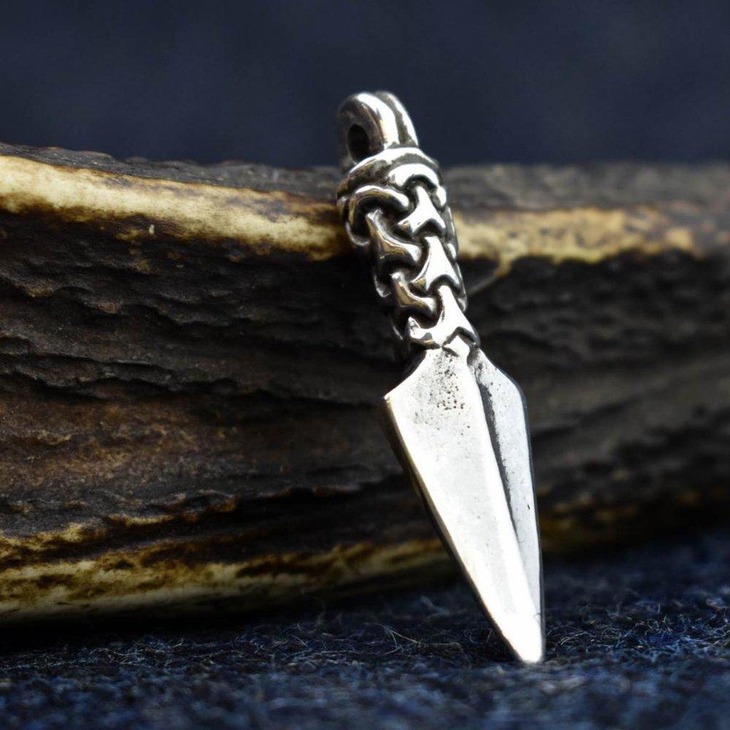 Sterling Silver Manx Gungnir Pendant