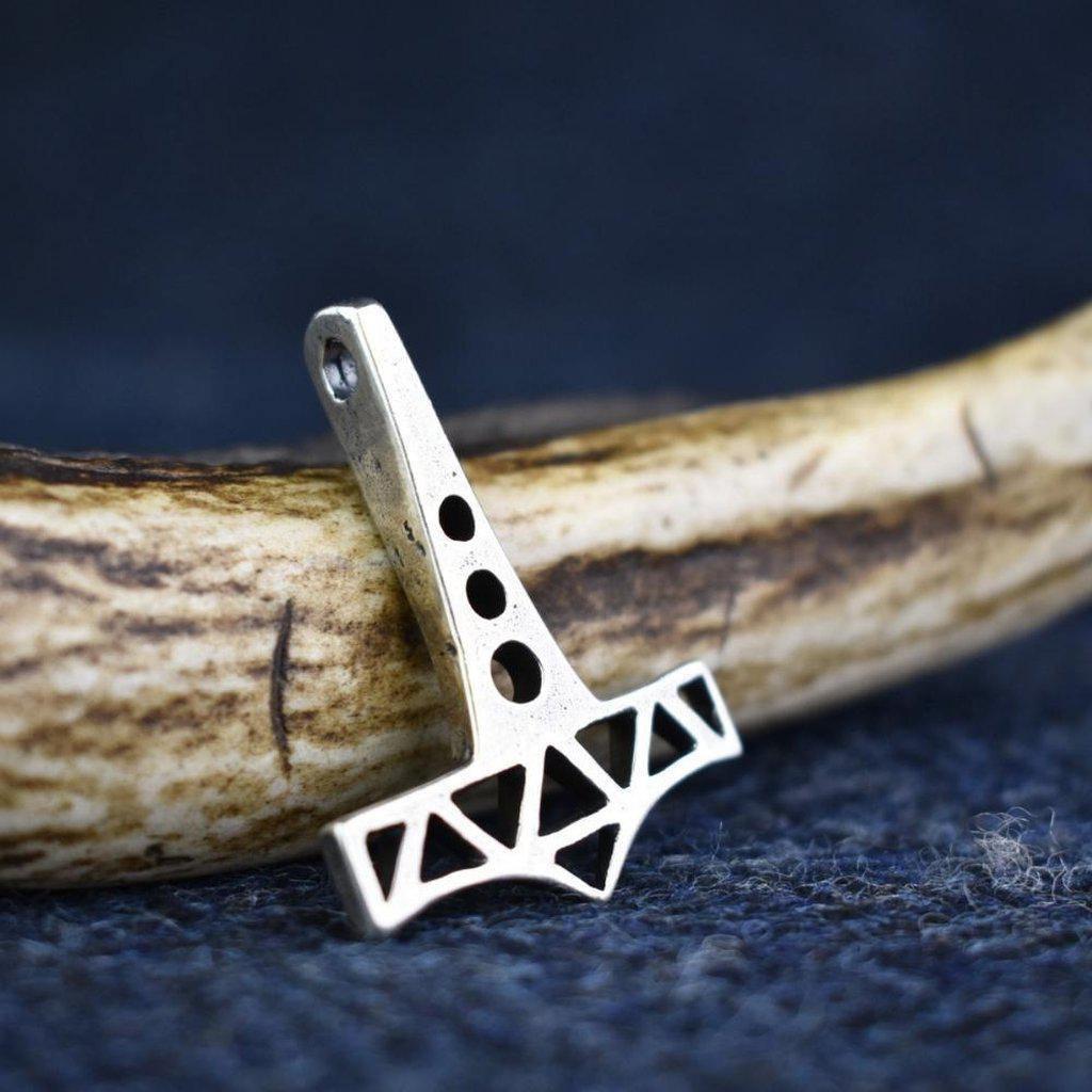 Openwork Thor's Hammer - Sterling Silver
