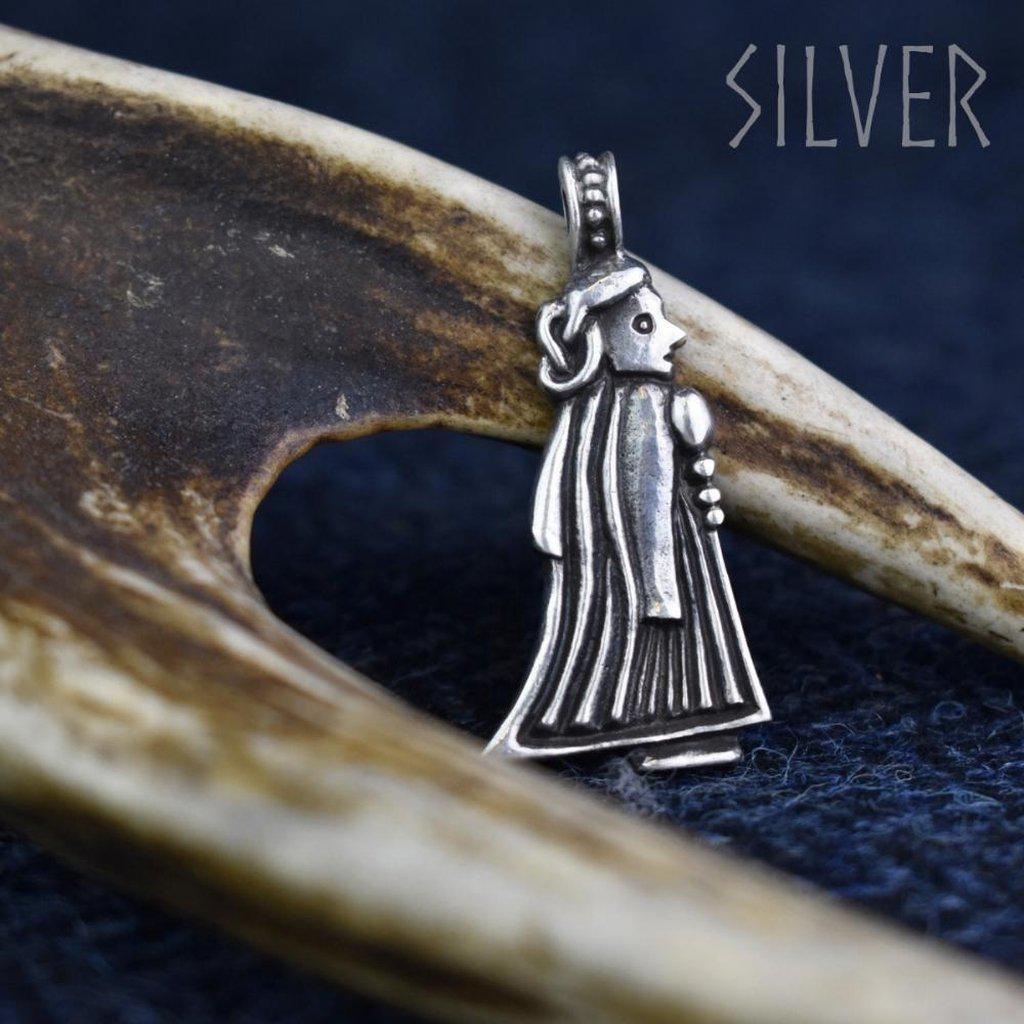 Sterling Silver Valkyrie Pendant II