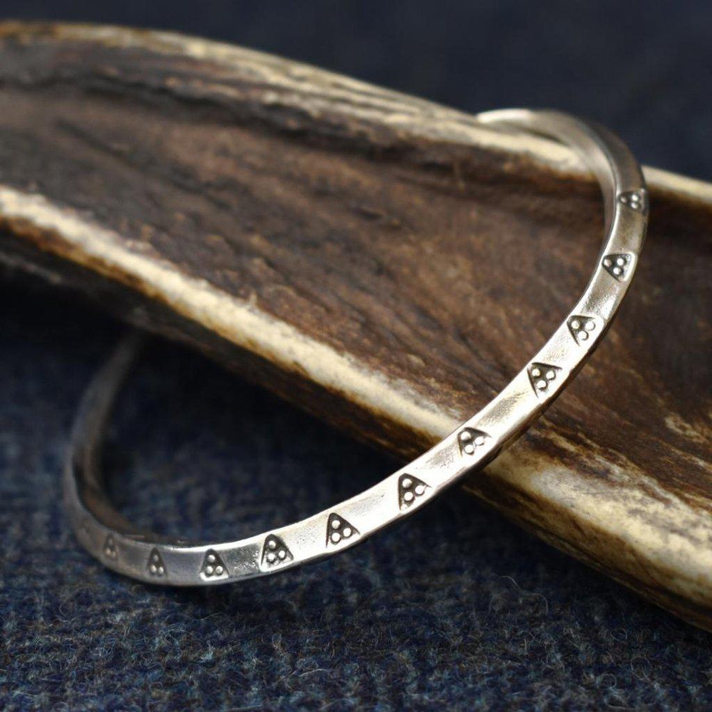 Sterling Silver Ring Money Bracelet TRIANGLE