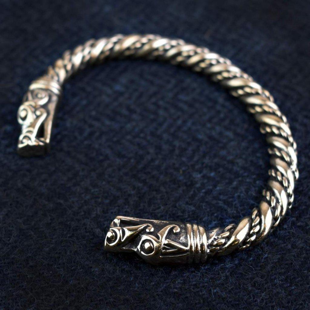 Asgard Large Dragon Bracelet - Silver or Pewter