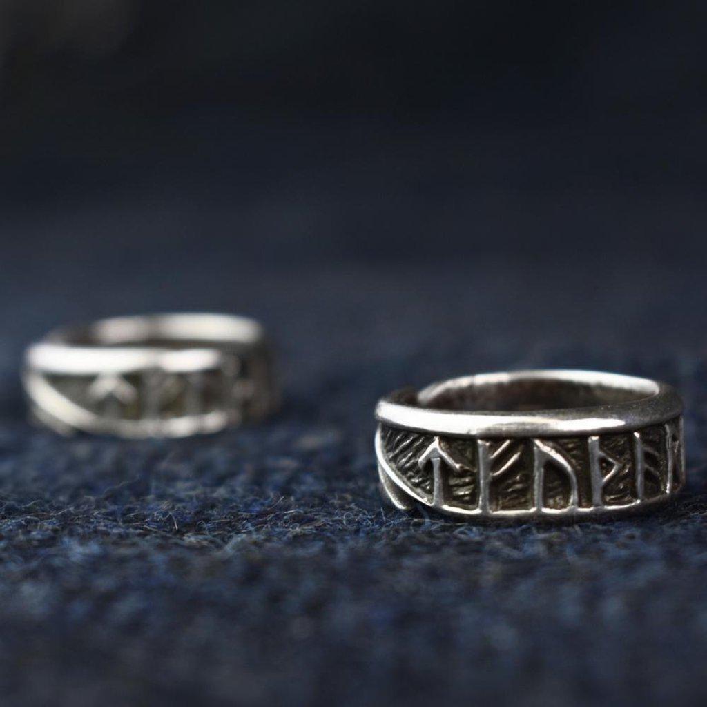 Rune Ring – Sterling Silver