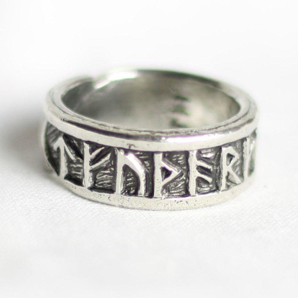 Rune Ring – Sterling Silver