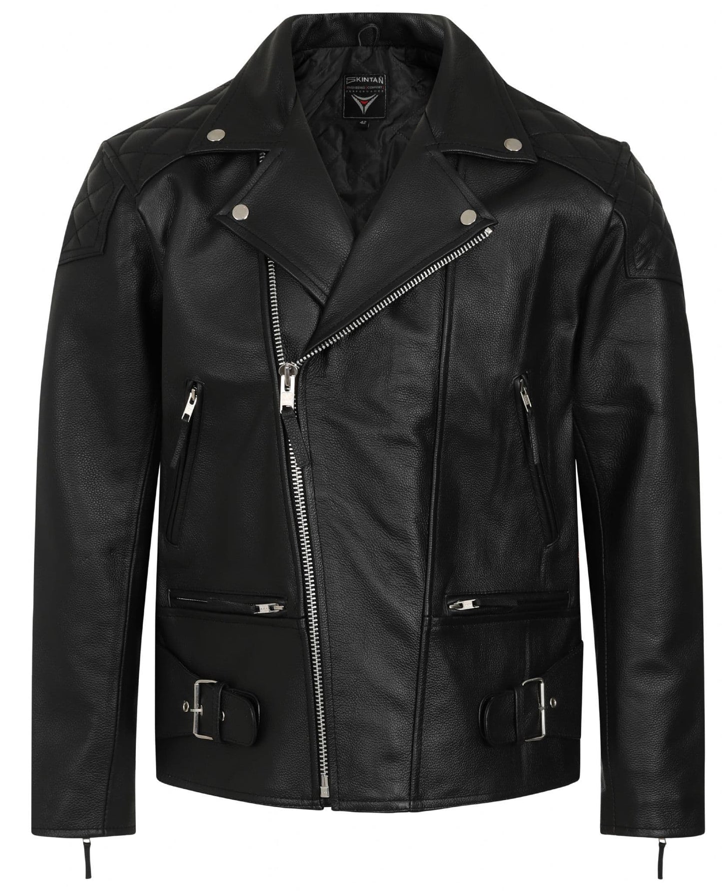 Diamond Fringed Biker Jacket