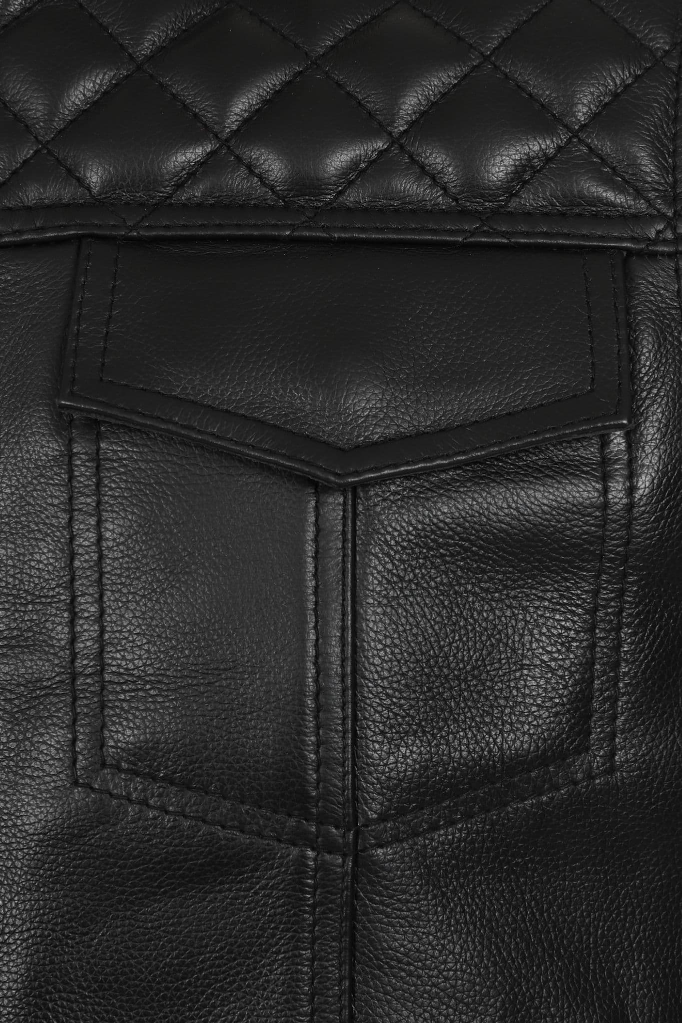 Gunner Leather Biker Vest by Skintan Leather
