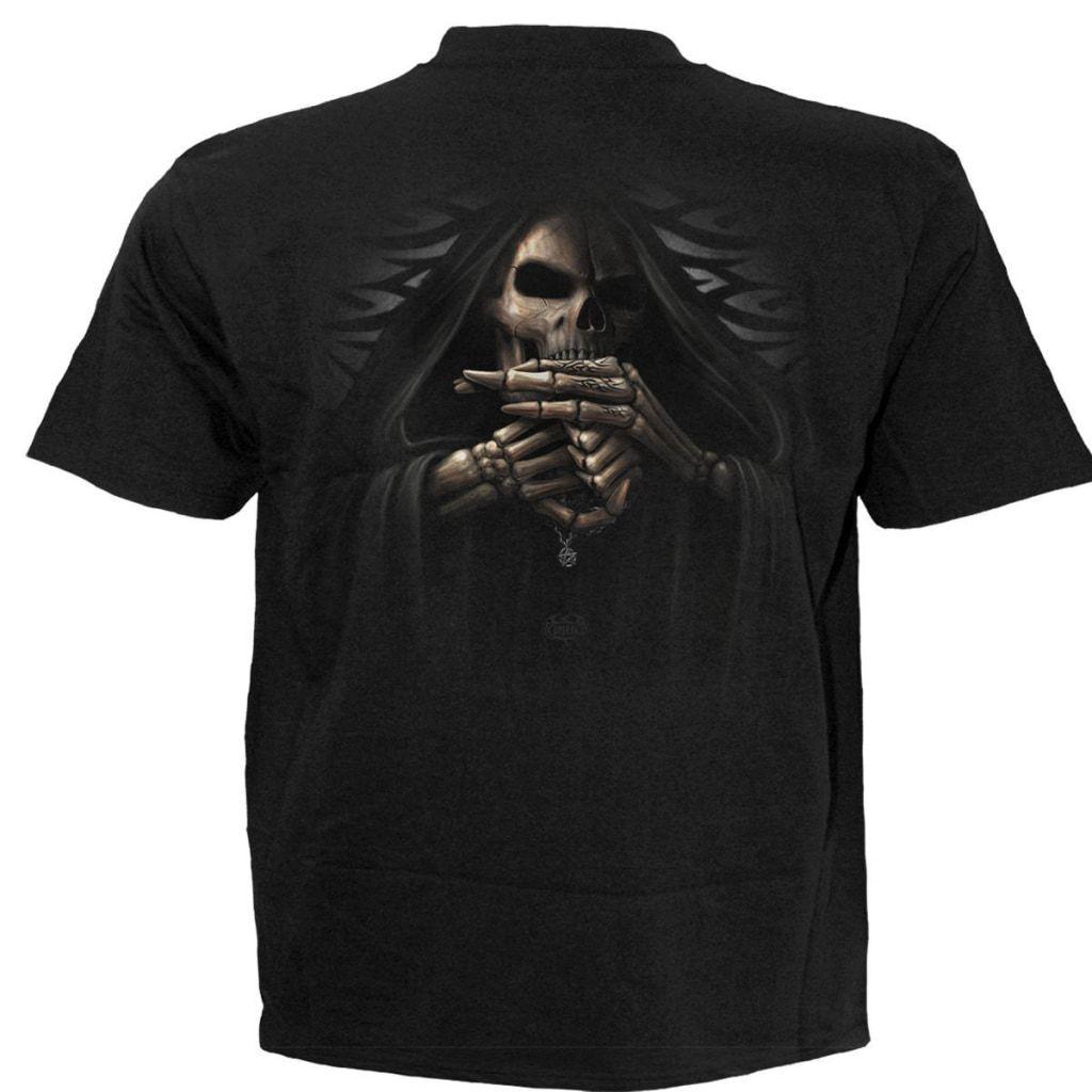 Spiral Bone Finger - T-Shirt Black