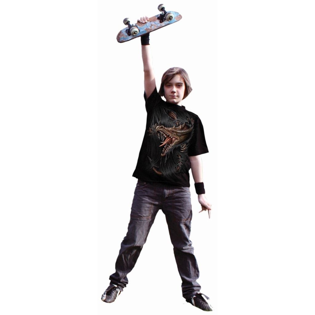 Spiral Breaking Out - Kids T-Shirt Black