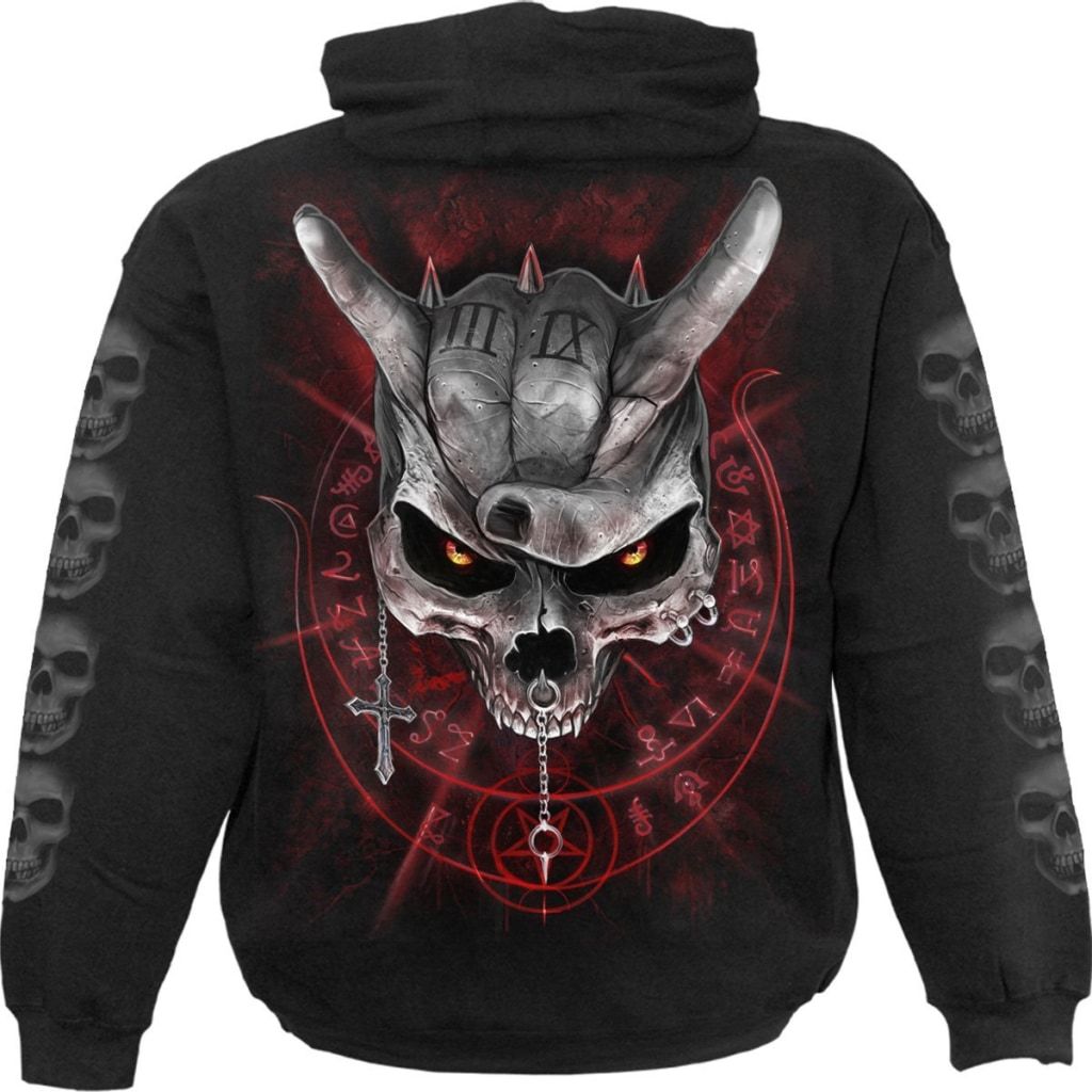 Spiral Never Too Loud - Kids Hoody Black