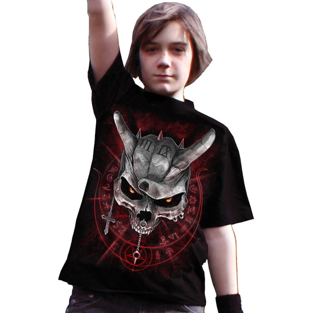 Spiral Never Too Loud - Kids T-Shirt Black