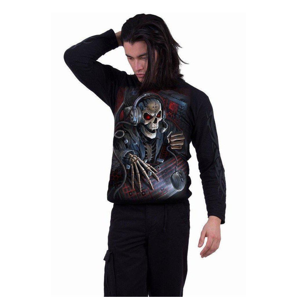 Spiral PC Gamer - Longsleeve T-Shirt Black