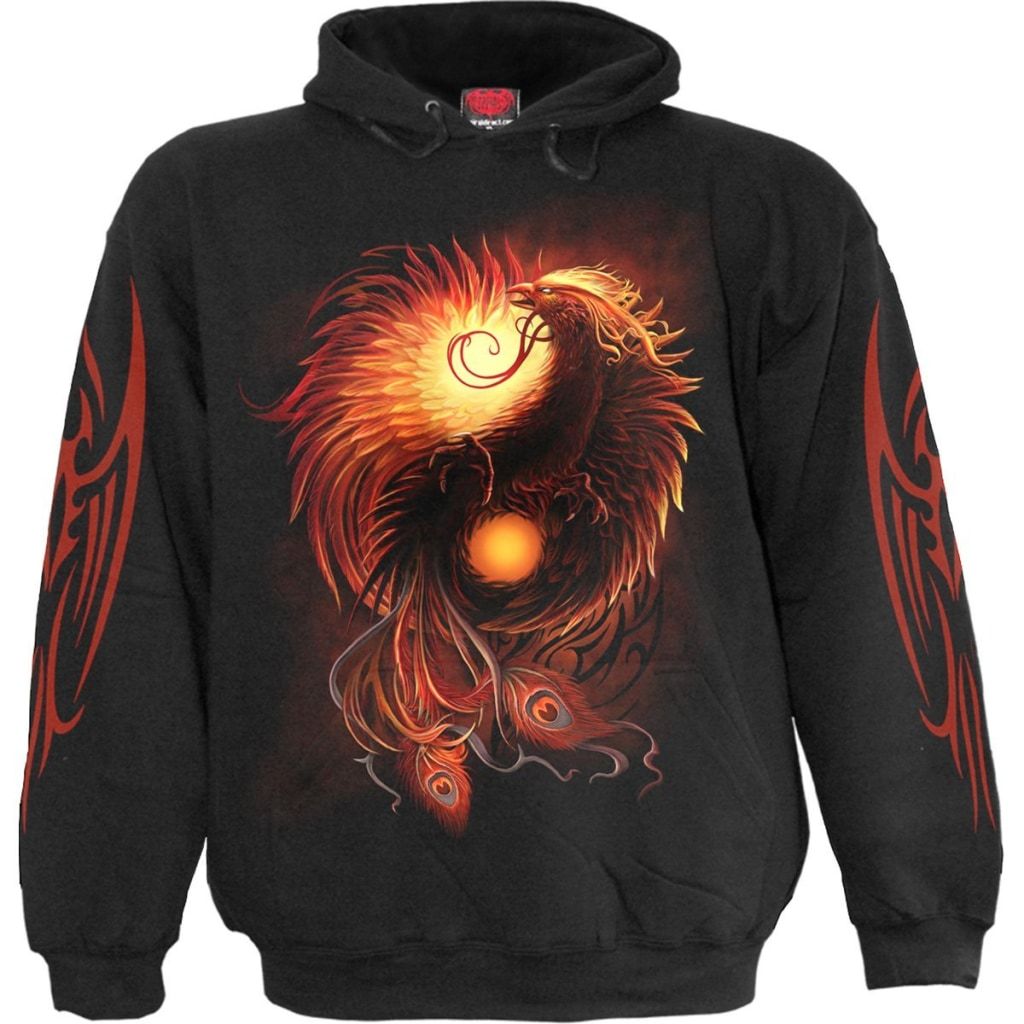 Spiral Phoenix Arisen - Hoody Black