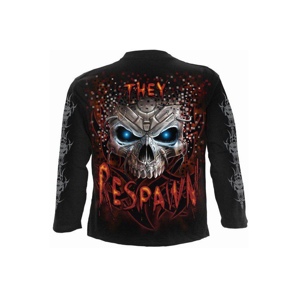 Spiral Respawn - Longsleeve T-Shirt Black
