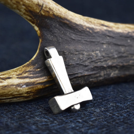 Sterling Silver Uppsala Hammer Pendant