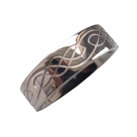 Celtic Titanium Knotwork Ring