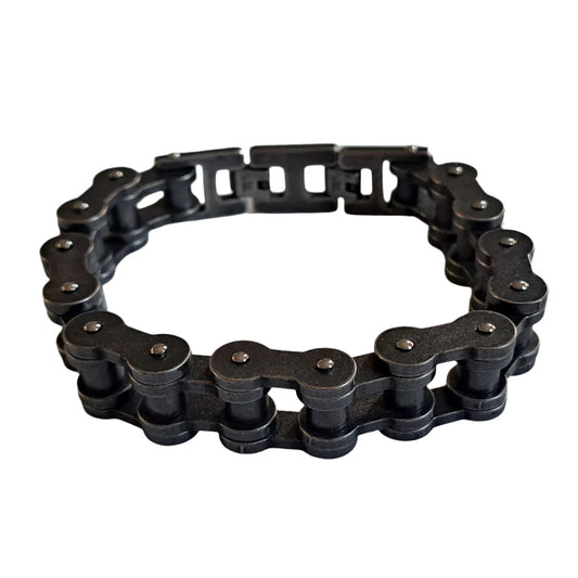 Oxidised Motorcycle Chain Biker Bracelet 16 mm x 250 mm