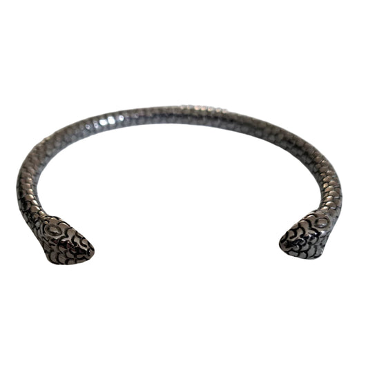 Snake Heads Bangle - Stainless Steel