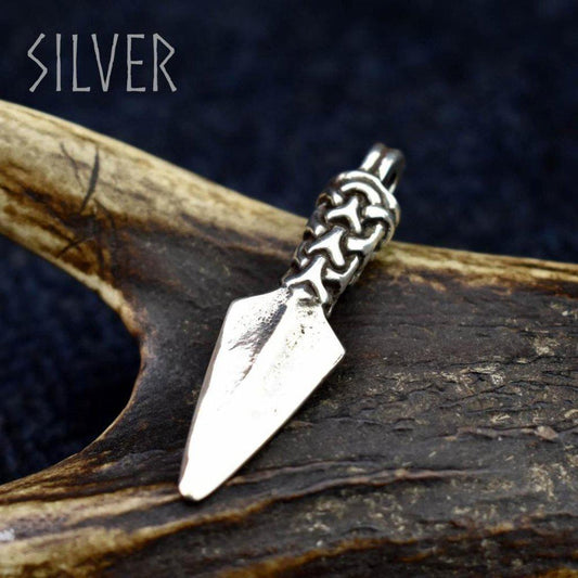 Sterling Silver Manx Gungnir Pendant
