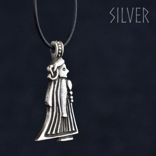 Sterling Silver Valkyrie Pendant II