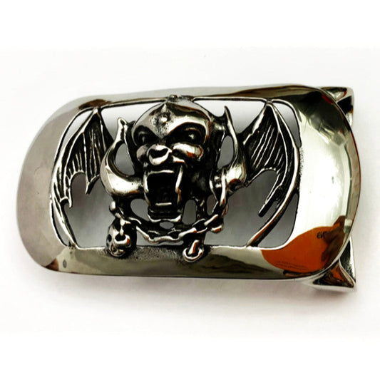 Demonic Head Belt Buckle - Stainless Steel - 370030