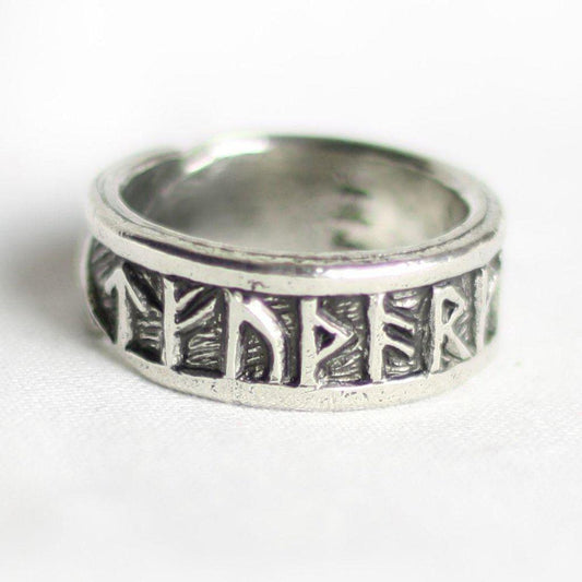 Rune Ring – Sterling Silver