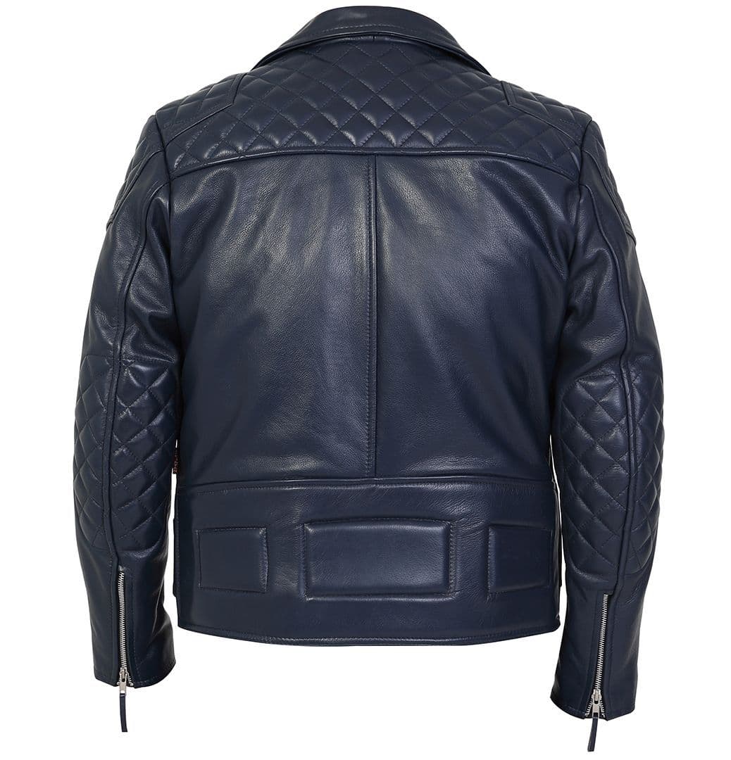 Rough Diamond Leather Motorcycle Jacket by Skintan Leather