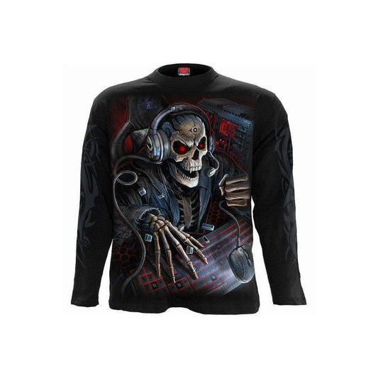 Spiral PC Gamer - Longsleeve T-Shirt Black