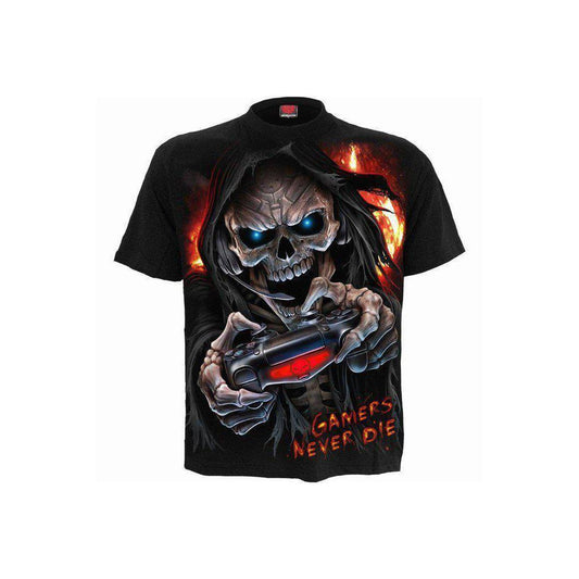 Spiral Respawn - Kids T-Shirt Black
