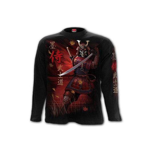 Spiral Samurai - Longsleeve T-Shirt Black