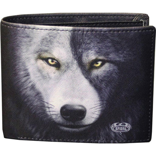 Spiral Wolf Chi - Bifold Wallet With Rfid Blocking And Gift Box
